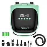 SUP Pumpe Elektrisch mit Akku, 20 PSI Hochdruck Luftpumpe, Wiederaufladbar, Auto-Off, 2-Stufen Inflation/Deflation und LCD, Hochdruckluftpumpe für Stand Up Paddle Boards, Kajak, Luftmatratze, Zelt