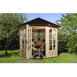Weka 8-Eck Pavillon 234 B 3,05 x 2,82 m Beige