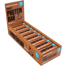 Body Attack - Power Protein Bar - 24 x 35g Karton Geschmacksrichtung Erdbeere-Joghurt
