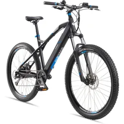 E-Bike M924 27.5 Zoll 9-Gang Pedelec Mountainbike E-MTB Elektrofahrrad Hardtail kohlengrau 27.5