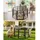 Songmics Flexibles Freigehege Rostfreies Metall 170 x 170 x 100 cm Schwarz