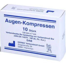 KERMA Verbandstoff GmbH Augenkompressen 5,8 x 7 cm