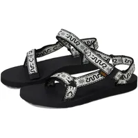 Teva Damen Original Universal Sandale, Bandana Weiß/Schwarz, 42 EU - 42 EU