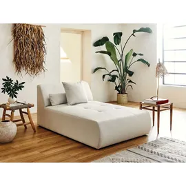 best mobilier Onyx – modulare 4-Sitzer Wohnlandschaft Ecksofa beidseitig montierbar – aus Stoff Beige