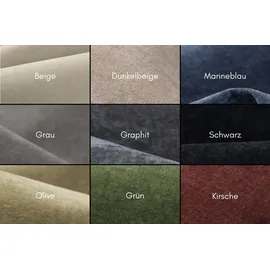 kaiser möbel Ecksofa L-Form Siena Stoff Maloy Beige Rechts - Beige