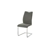 MCA Furniture Freischwinger »Ferrera«, (Set), 2 St., Stuhl belastbar bis 140 Kg, grau