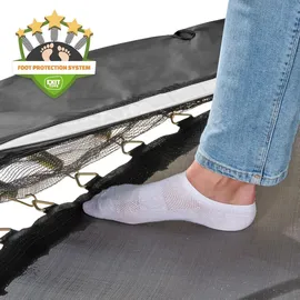 EXIT TOYS Allure Classic Bodentrampolin 305 cm Schwarz