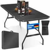 KESSER Buffettisch 183 x 76 cm anthrazit klappbar