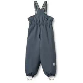 Wheat Skihose "Ski Pants Sal", Jungen, Gr. 104, N-Gr, blau (graublau), Web, Obermaterial: 100% Nylon, unifarben, normal lang, Hosen Skihose, Kunstfaser, wasserdicht, atmungsaktiv und leicht wattiert