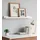 Home4You Wandregal 60 x 10 x 4 cm Weiß