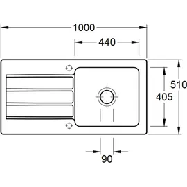 Villeroy & Boch Architectura 60 fossil + Handbetätigung