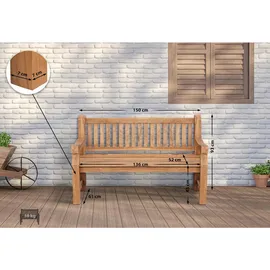 deluke Lukas 150 x 61 x 93 cm Dunkelgrau