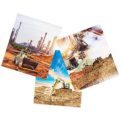 Digital-Baumwolljersey-Coupon "Baustelle" mit Elasthan