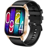 Fontastic Mento AMOLED Smartwatch mit 2.01“ Display gold
