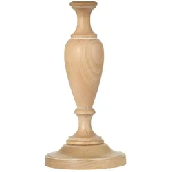 Licht-Erlebnisse Tischleuchtenständer FELILA Natur Holz 1x E27 bis 60W LE57971