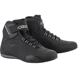 Alpinestars Sektor wasserdichte Motorrad Schuhe, schwarz, Größe 48 für Männer