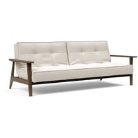 INNOVATION LIVING Schlafsofa Splitback Frej Raucheiche Stoff Off White