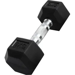 Hex Kurzhanteln “Dumbbells” aus Gummi 5 KG