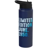 Juni 1950 Jahr 1950 Retro 1950 Vintage Limited Edition Stainless Steel Insulated Water Bottle