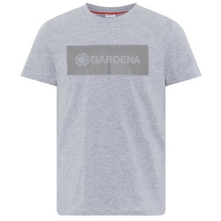 GARDENA T-Shirt mit GARDENA Frontprint grau