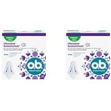 o.b. ExtraProtect Super+ Comfort, Tampons für sehr starke Tage mit DynamicFit Technologie & extra Schutzflügeln, ultimativer Auslaufschutz* (36 Stück) (Packung mit 2)