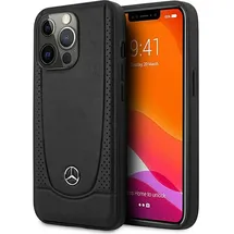 Mercedes-Benz iPhone 15 Pro Max Hardcase Leder schwarz