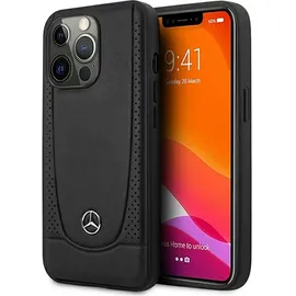 Mercedes-Benz iPhone 15 Pro Max Hardcase Leder schwarz