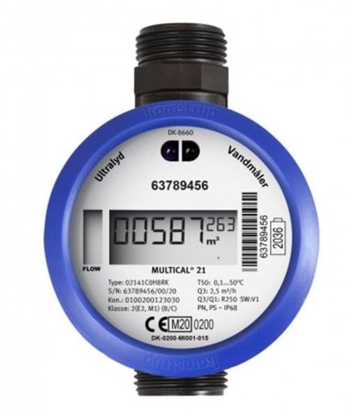 multical® 21 water meter 1.6 m3/h cold water