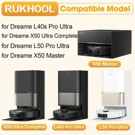 RUKHOOL L40s Pro Ultra Zubehör für Dreame X50 Ultra Complete/ L40s Pro Ultra Ersatzteile 2 Hauptbürsten 4 Stau...