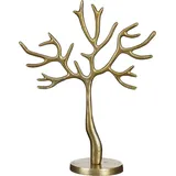 Mica decorations Baum Dekoration aluminium 31,5 x 12 x 39 cm gold