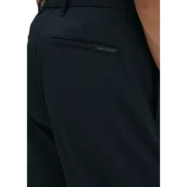 Marc O'Polo "DFB Travel Collection", Herren, Gr. 36, Länge 32, schwarz (deep night blau), Obermaterial: 53% Polyester, 44% Wolle (Schafwolle), 3% Elasthan, loose fit normal, Hosen Chinohose