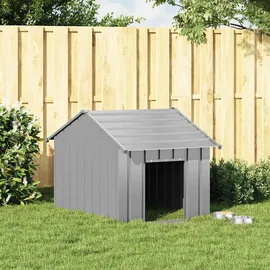 vidaXL Hundehütte mit Dach 85x107x81 cm Verzinkter Stahl