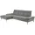 Hukla Ecksofa "HU-HP22156 L-Form", grau (cyber grau), B:309cm H:103cm T:193cm, 100% recyceltes Polyester, Sofas, Ecksofa, inkl. Kopfpolsterverstellung, optional mit Sitztiefenverstellung