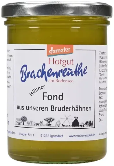 Hofgut Brachenreuthe Hühner Fond demeter