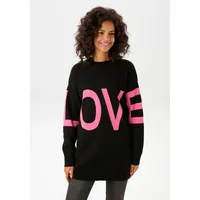 Aniston CASUAL Strickpullover mit eingestricktem LOVE-Schriftzug - NEUE KOLLEKTION,