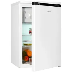 Exquisit Kühlschrank KS16-4-051C weiss | 107 L Volumen | Kühlschrank mit Gefrierfach | 4* Gefrieren | LED-Licht | Türanschlag wechselbar