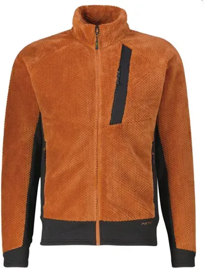 Meru Oneroa Tech Mock Neck M – Fleecepullover – Herren - Orange/Black - L