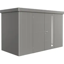 Biohort Gerätehaus Neo 3,48 x 1,80 m Quarzgrau-Metallic