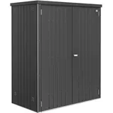 Biohort Geräteschrank 150 1,55 x 0,83 x 1,83 m dunkelgrau-metallic