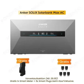 Anker Solarbank Max AC 3680 W inkl. 7 kWh