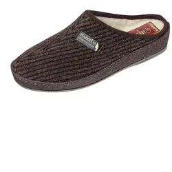 Pantoffel SCHAWOS, Herren, Gr. 40, braun, Textil, Schuhe