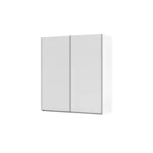 meinSchrank Schwebetürenschrank Regina 201 x 223 x 68 cm Weiß