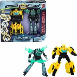 Transformers EarthSpark Cyber-Combiner Bumblebee und Mo Malto