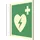 M-Wave Fahnenschild Defibrillator 148x148mm.