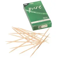 Papstar Zahnstocher Holz rund 8 cm