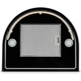 Klarstein Lumio Neo Retro-Dunstabzugshaube 60 cm Schwarz