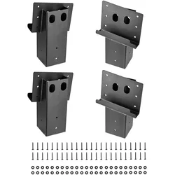 VEVOR Plattformhalterungen Halterungen passend für 88,9x88,9mm Bauholz 4er-Set