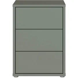 Forte Nachtschrank Alice Springs 49,8 x 41,5 x 68,7 cm Grün