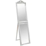 vidaXL Standspiegel 45 x 180 cm Silber