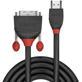 Lindy HDMI/DVI Adapterkabel HDMI-A Stecker DVI-D 3 m Schwarz